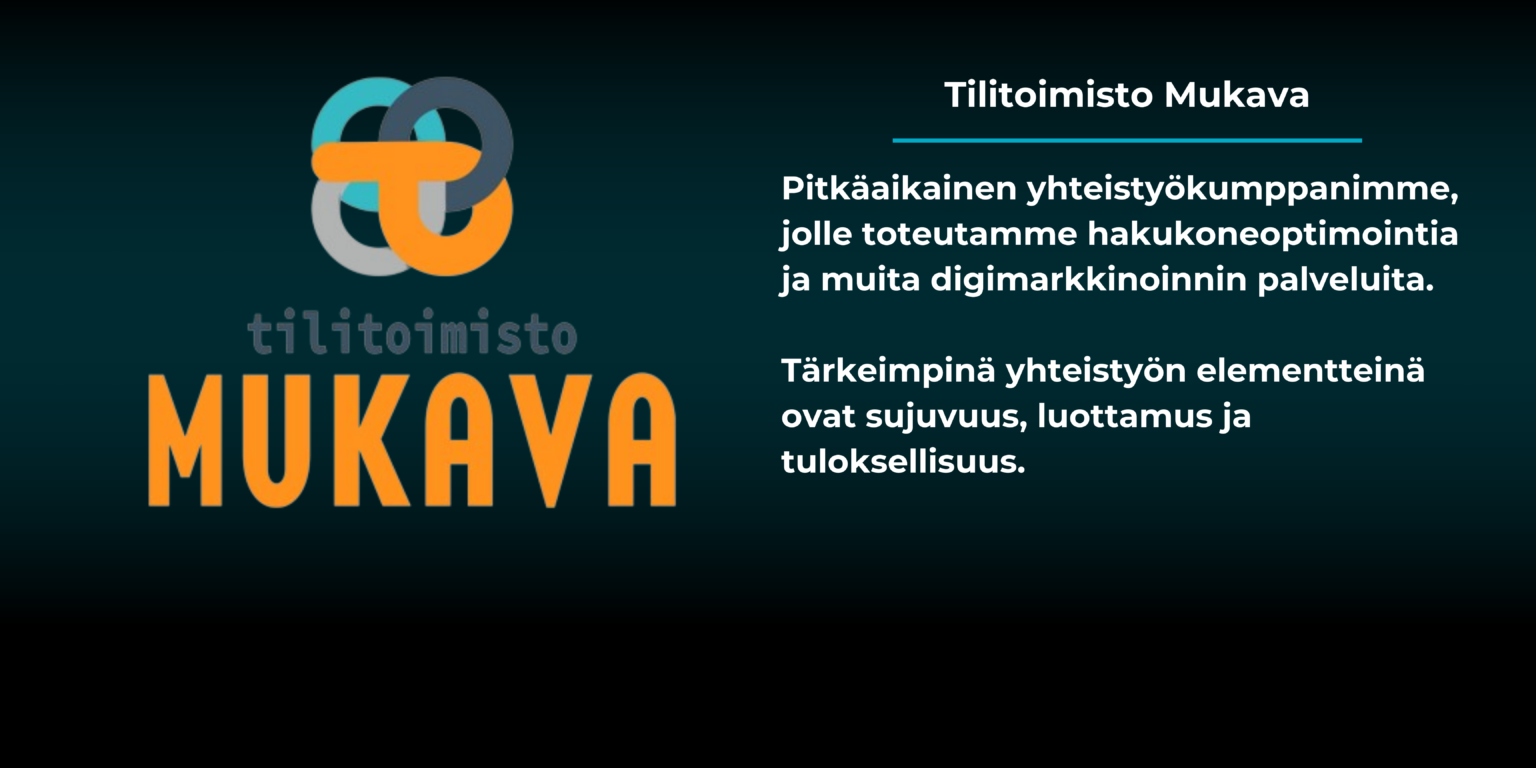 Tilitoimisto mukava ja aihion yhteistyö