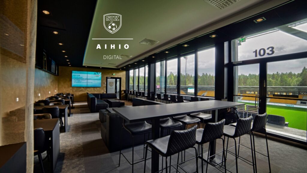 AIHIO Digital SJK:n ja OmaSp Stadionin pääyhteistyökumppaniksi